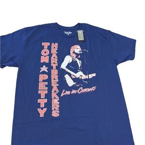 Junk Food Clothing Blue Tom Petty Concert Tee